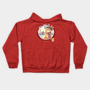 My Italian Valentine Cat Ginger Life 43G Kids Hoodie